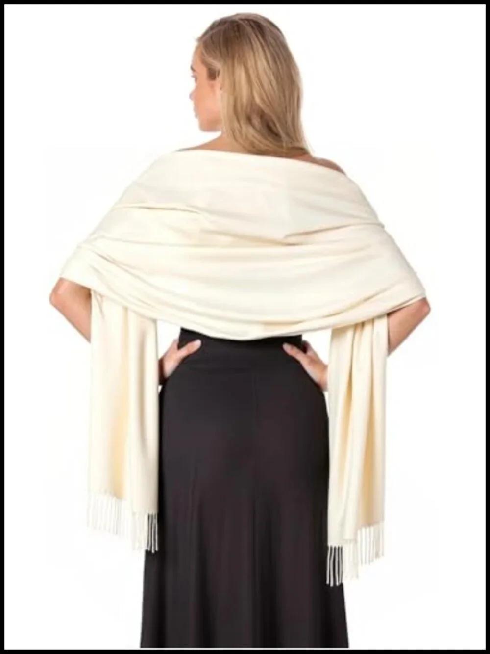 Ultra Soft Cashmere Feel Pashmina Shawl Wrap Scarf Winter Evening Dress
